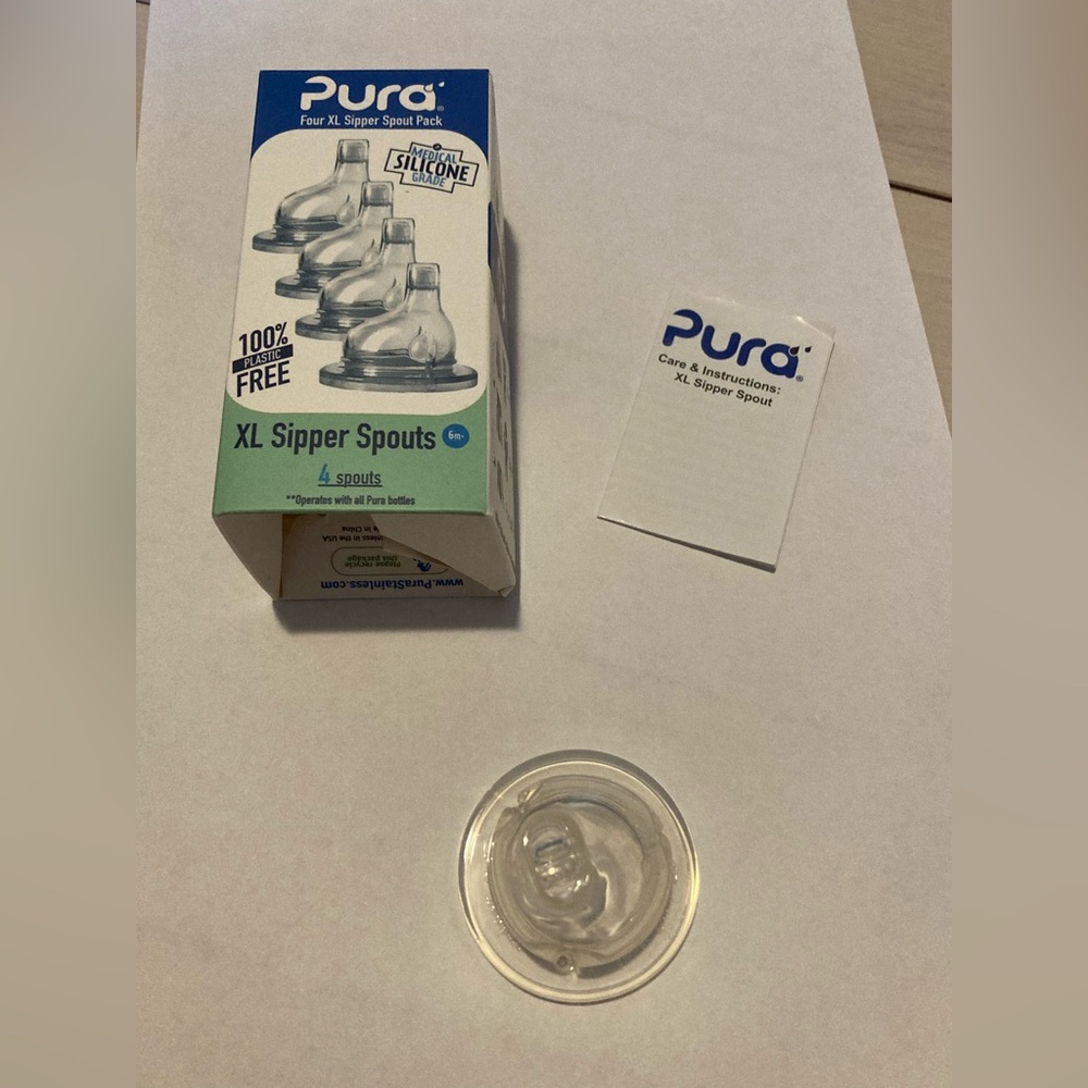 Pura Stainless Steel Bottle Accessories: 1 Sipper Spouts